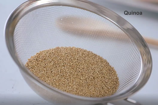 Quinoa sieve